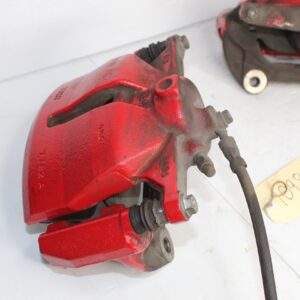 Audi 8V S3 Front Brake Caliper Set Pair Red w Black Badge - Image 8