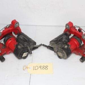 Audi 8V S3 Rear Brake Caliper Set Pair Red - Image 5