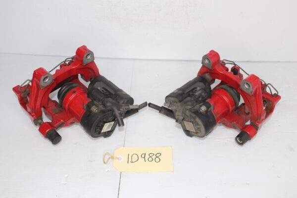 Audi 8V S3 Rear Brake Caliper Set Pair Red
