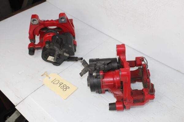 Audi 8V S3 Rear Brake Caliper Set Pair Red