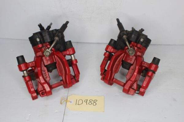 Audi 8V S3 Rear Brake Caliper Set Pair Red