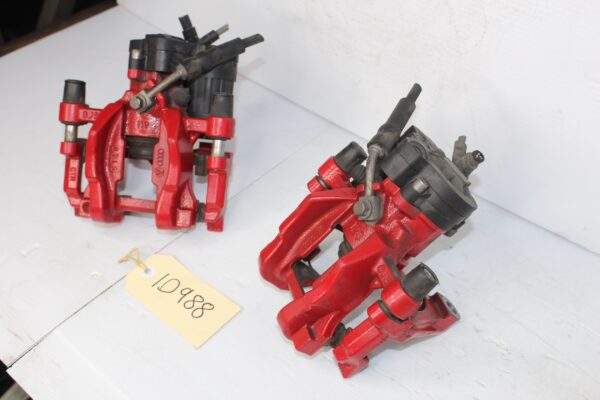 Audi 8V S3 Rear Brake Caliper Set Pair Red