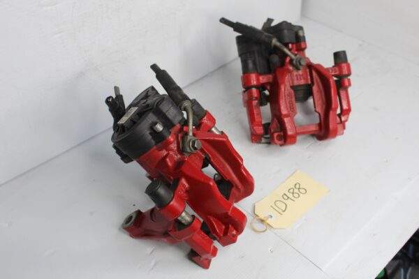 Audi 8V S3 Rear Brake Caliper Set Pair Red
