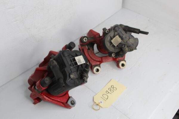 Audi 8V S3 Rear Brake Caliper Set Pair Red