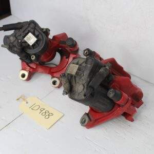 Audi 8V S3 Rear Brake Caliper Set Pair Red - Image 9