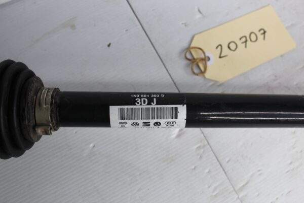 Volkswagen Golf Mk6 R Rear Left Driveshaft Axle CV 1K0501203D, 1K0501203F