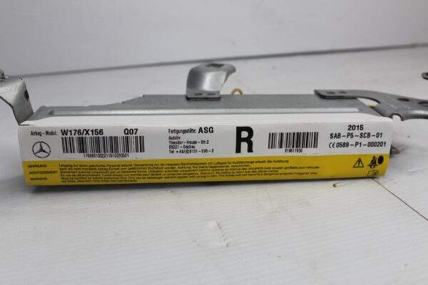 Mercedes Benz W176 A Class Right Sidebag Side Quarter Airbag A1768601002