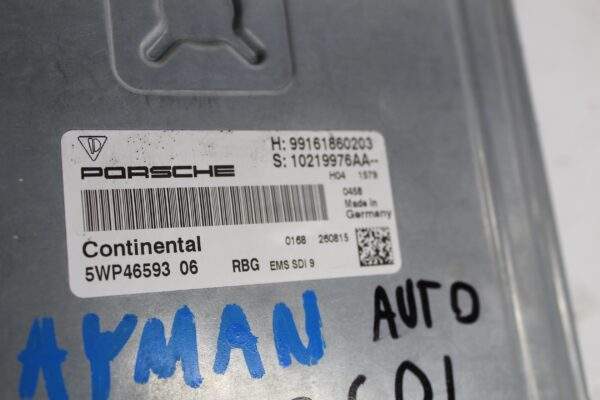 Porsche 981 Cayman 2.7L PDK ECU ECM DME Engine Control Unit 99161860203