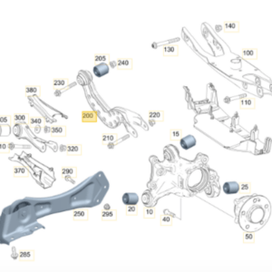Mercedes Benz W177 A250 Rear Left Upper Control Camber Arm A2473501700 - Image 3