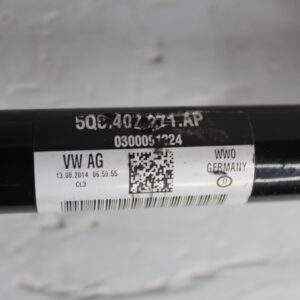 Audi 8V S3 / Volkswagen Mk7 Golf R Front Left Driveshaft Axle 5Q0407271AP - Image 3