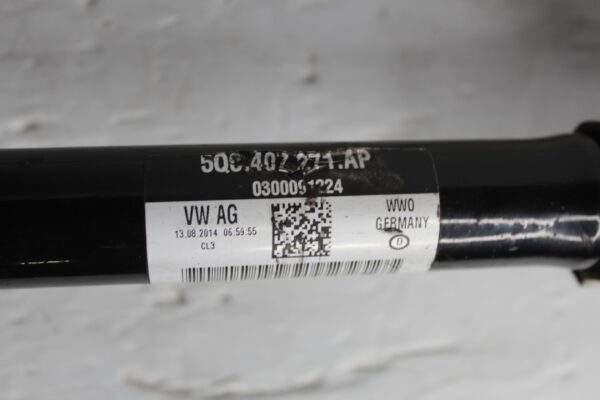 Audi 8V S3 / Volkswagen Mk7 Golf R Front Left Driveshaft Axle 5Q0407271AP