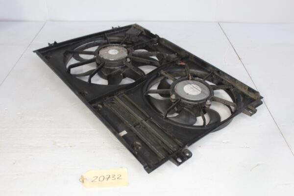 Volkswagen Golf Mk6 R CDL Twin Radiator Fan With Shroud 1K0121205AD, 1K0121207B