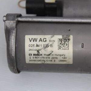 Volkswagen Audi Engine Starter Motor 02E911024B - Image 3