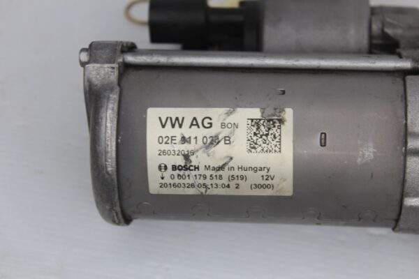 Volkswagen Audi Engine Starter Motor 02E911024B