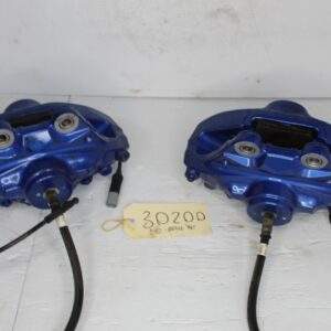 BMW F80 F82 M3 M4 Competition Brake Caliper Front Rear Full Set BLUE - Image 4