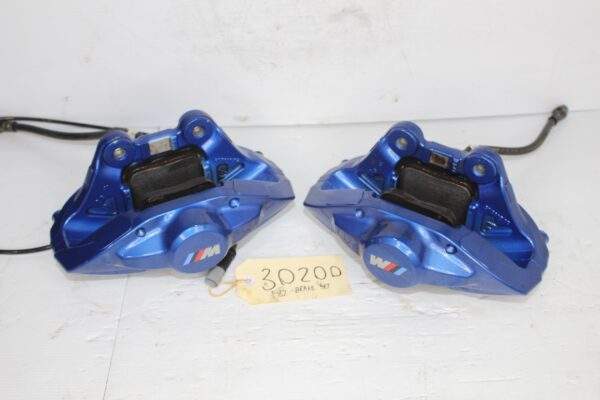 BMW F80 F82 M3 M4 Competition Brake Caliper Front Rear Full Set BLUE