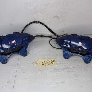 BMW F80 F82 M3 M4 Competition Brake Caliper Front Rear Full Set BLUE - Image 10