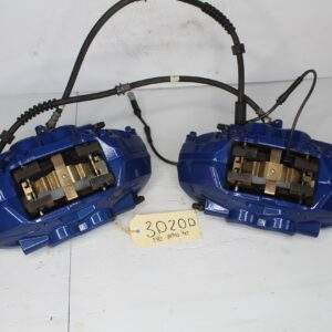 BMW F80 F82 M3 M4 Competition Brake Caliper Front Rear Full Set BLUE - Image 9