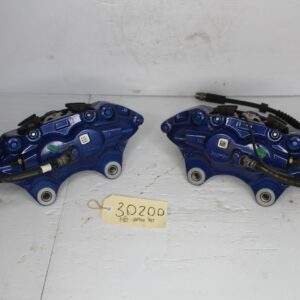 BMW F80 F82 M3 M4 Competition Brake Caliper Front Rear Full Set BLUE - Image 8