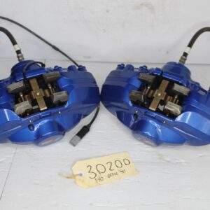 BMW F80 F82 M3 M4 Competition Brake Caliper Front Rear Full Set BLUE - Image 6