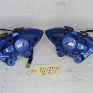 BMW F80 F82 M3 M4 Competition Brake Caliper Front Rear Full Set BLUE - Image 5