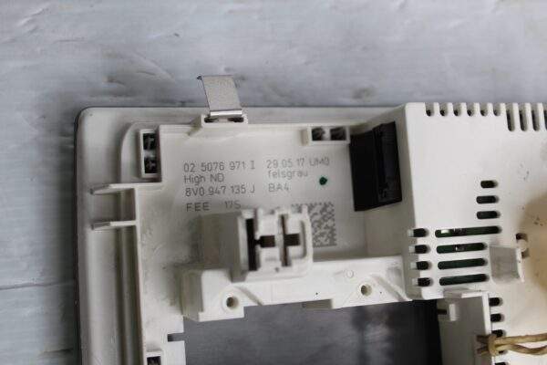 Audi 8V A3 S3 RS3 Overhead Console Rock Grey / Beige 8V0947135J