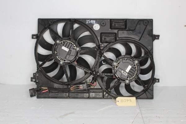 Audi RSQ3 RS3 Twin Radiator Fan Ring with Fans and Shroud 5WA121203T