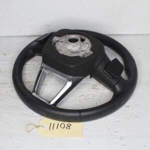 Audi FY Q5 Multifunction Steering Wheel Black Leather 80A419091J - Image 3