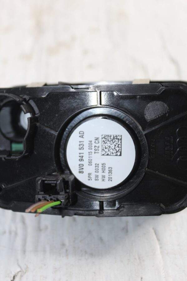 Audi 8V A3 S3 RS3 Headlight Control Switch Panel 8V0941531AD
