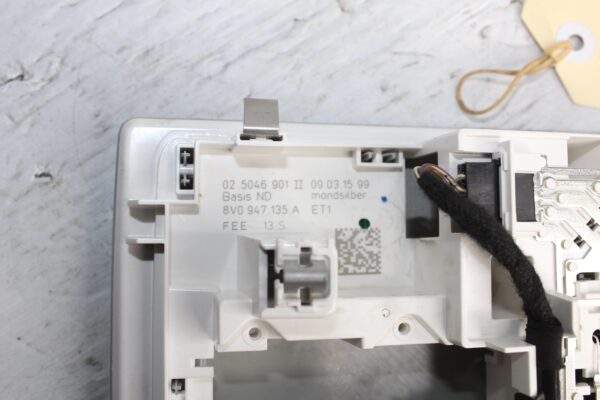 Audi 8v A3 S3 Overhead Console Map Light Panel GREY 8V0947135