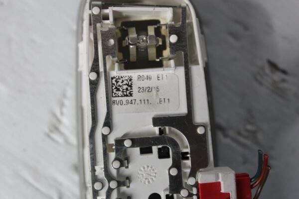 Audi 8V A3 S3 RS3 Rear Map Dome Light GREY 8V0947111
