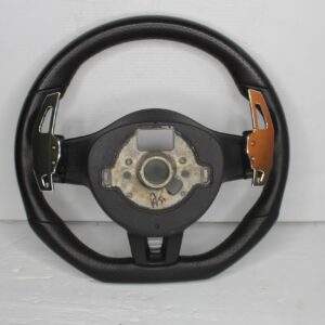 Volkswagen Mk6 Golf R Scirocco R Steering Wheel w Aftermarket Padles - Image 7
