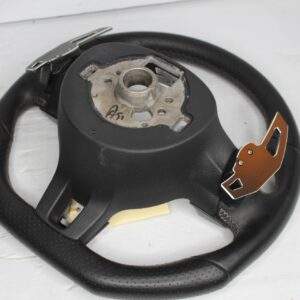 Volkswagen Mk6 Golf R Scirocco R Steering Wheel w Aftermarket Padles - Image 3