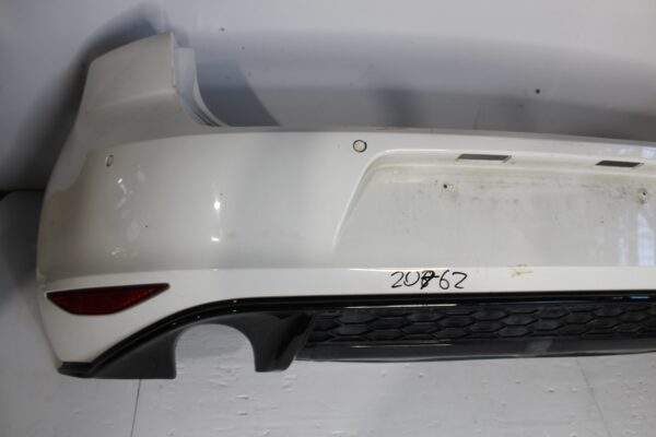 Volkswagen Golf Mk7 GTI Rear Bumper Bar Complete - WHITE