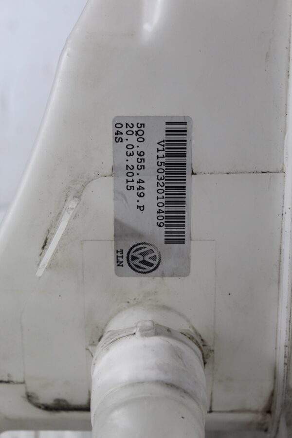 Audi 8V A3 1.4 TSI Windscreen Washer Bottle Reservoir 5Q0955449P