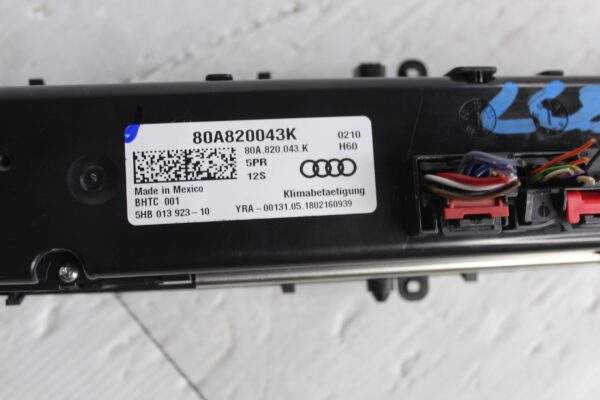 Audi Fy Q5 SQ5 AC Climate Control Unit Panel 8W0820043T, 80A820043K