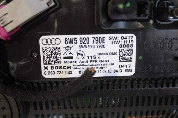 Audi Fy Q5 SQ5 Instrument Display Cluster Virtual Cockpit 8W5920790E