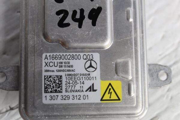 Mercedes Benz GENUINE Headlight Xenon Ballast Control Unit A1669002800