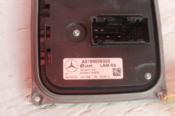 Mercedes Benz W176 W117 A CLA Class Headlight Control Unit A2189009303