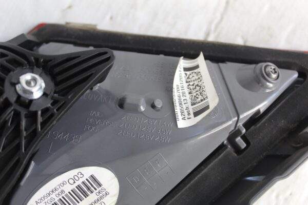 Mercedes Benz W205 C205 C63s Coupe Rear Left Inner Taillight A2059066700