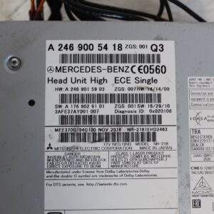 Mercedes Benz W176 W117 A45 CLA45 Radio Control Unit A2469005418, A2469009818 - Image 4