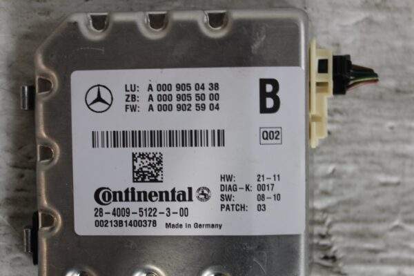 Mercedes Benz W176 W117 A CLA Class Lane Assist Radar Camera A0009057302
