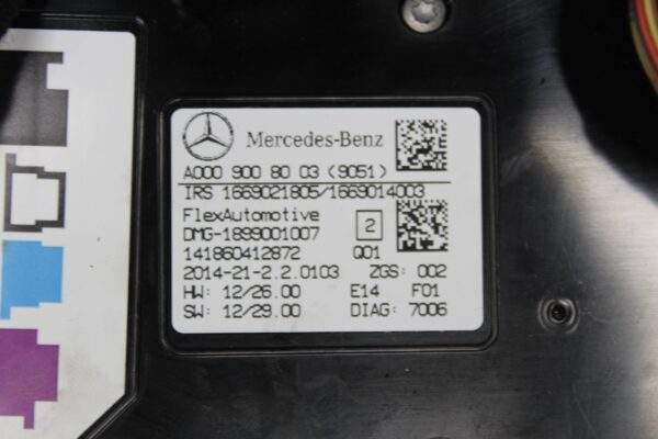 Mercedes Benz W176 A Class Overhead Roof Console Switch Panel A0009008003