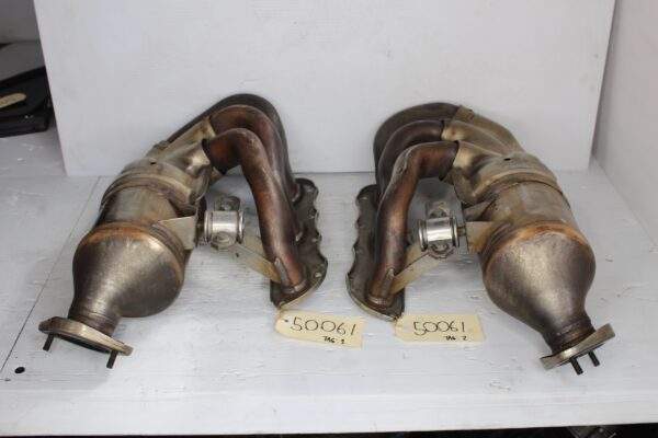 Porsche 981 Cayman 2.7L A122 Exhaust Manifold Catalytic Convertor Pair
