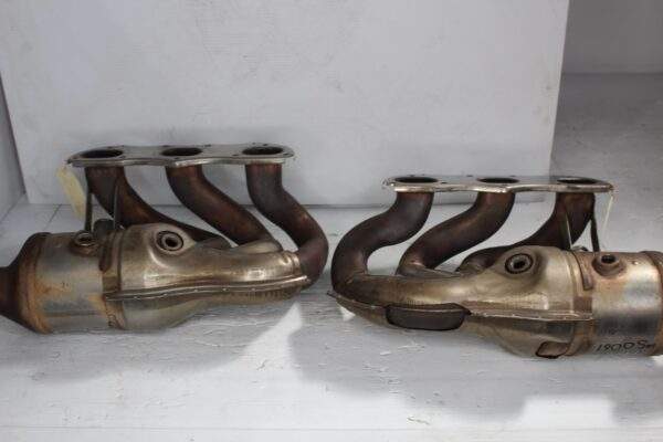Porsche 981 Cayman 2.7L A122 Exhaust Manifold Catalytic Convertor Pair