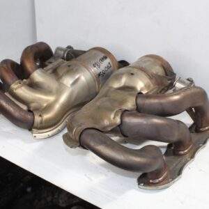 Porsche 981 Cayman 2.7L A122 Exhaust Manifold Catalytic Convertor Pair - Image 4