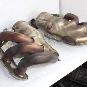 Porsche 981 Cayman 2.7L A122 Exhaust Manifold Catalytic Convertor Pair - Image 3