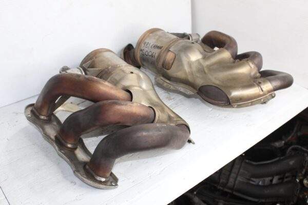 Porsche 981 Cayman 2.7L A122 Exhaust Manifold Catalytic Convertor Pair