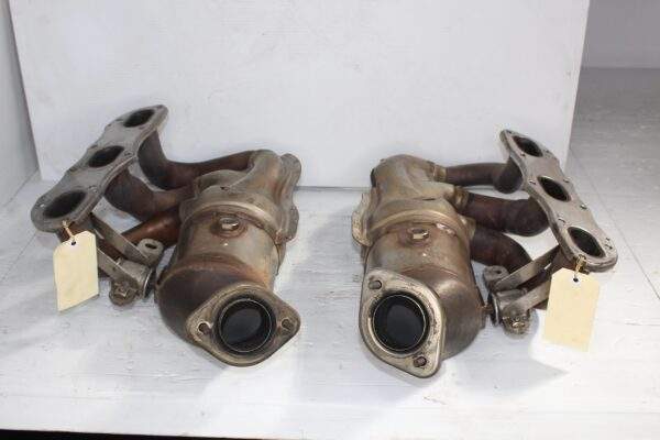 Porsche 981 Cayman 2.7L A122 Exhaust Manifold Catalytic Convertor Pair