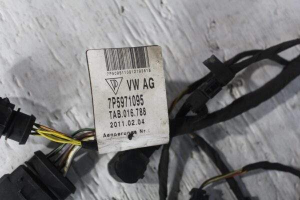 Porsche 958 92A Cayenne Front Bumper Wiring Harness 95861233110, 958971095H